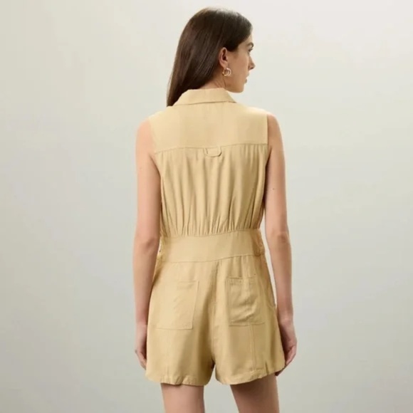 Jason‎ Wu X RTR Tan Belted Romper Size 2 - Picture 13 of 15